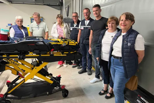 Roll-up Kiwanis lors d'un événement